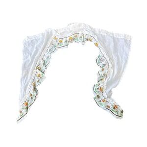 1970S Sears Merry Mushroom Curtain Ruffle Valance Two Piece Set Mushroom Vintage
